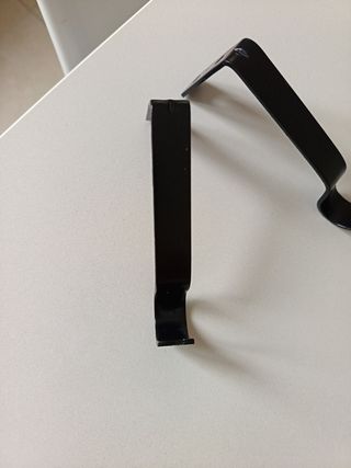 Palo per tende con  2 supporti
