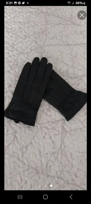 Guantes de piel