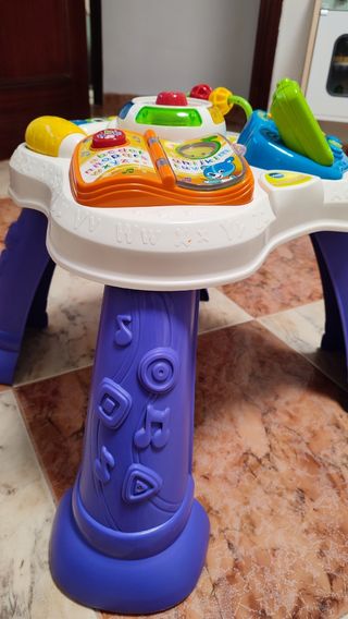 Mesita parlanchina 2 en 1, mesa de actividades