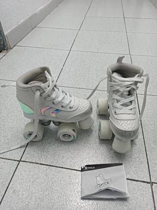 Patines 4 ruedas. Número 30. Quad 100. Decathlon