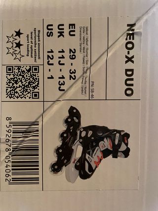 Patines hielo y ruedas extensibles