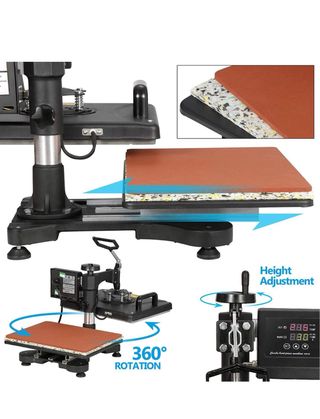 Vevor Máquina De Sublimación De Camiseta De Prensa