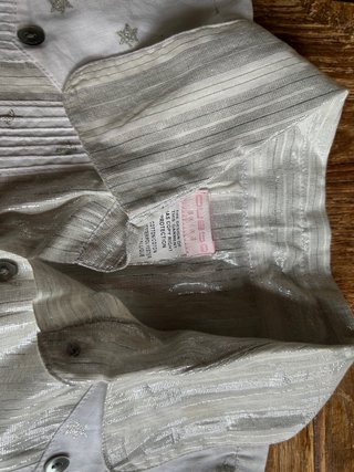 Blusa Blanca Cuato Barcelona size 1 (xs o 36)
