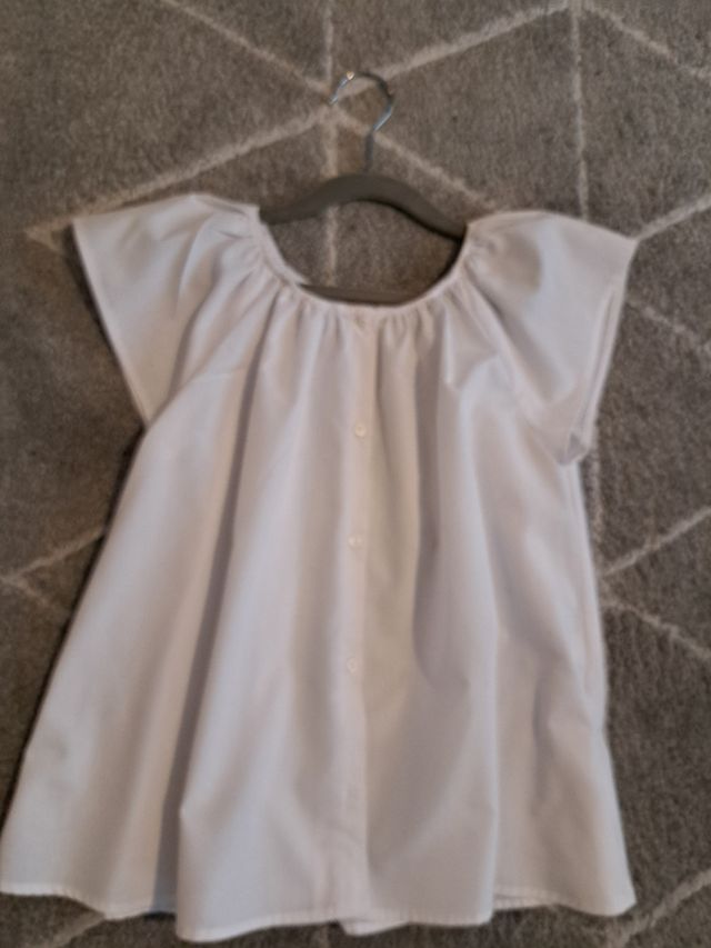 Blusa blanca zara con minifalda t 12