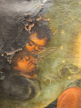 Virgen del rosario siglo XVIII
