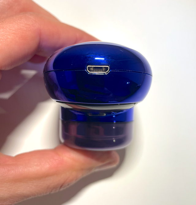 Mini Afeitadora Eléctrica Portátil Azul