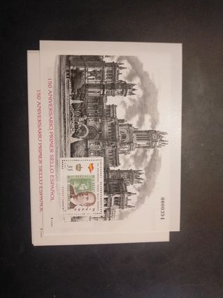 Carnets sellos 150 Aniv. primer sello 