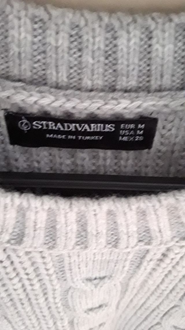 CHALECO MUJER PUNTO GRIS