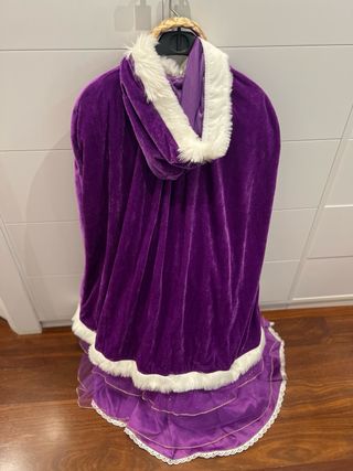 Disfraz Rapuncel con capa y zapatos