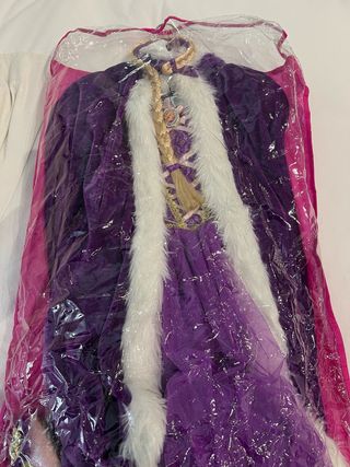 Disfraz Rapuncel con capa y zapatos