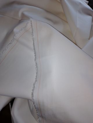 Stoffa cotone MT 2.35 bianco