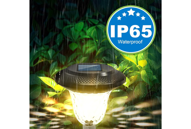 2 Luci per piscina da esterno con fotovoltaico