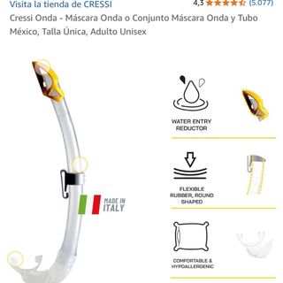 Cressi Onda  Máscara Onda o Conjunto