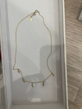 Gargantilla relámpagos