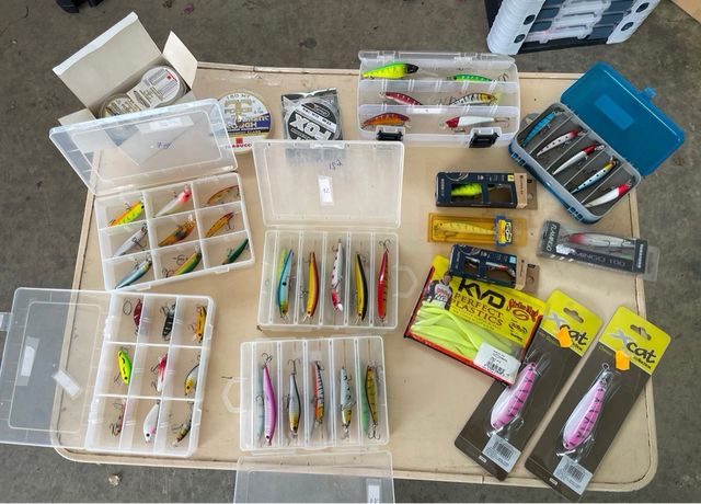 iscas de pesca (fiação e pesca em rocha)