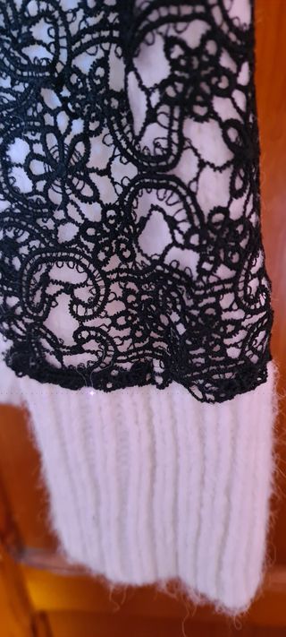 Jersey con encaje de Tintoretto