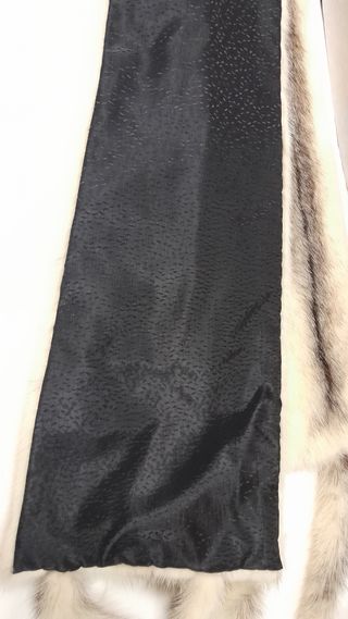 Collo stola scialle vison vera pelle
