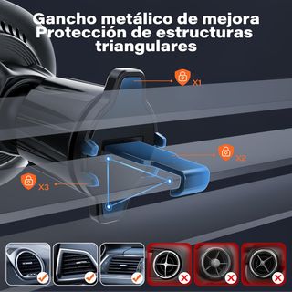 Soporte cargador coche