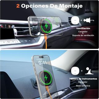 Soporte cargador coche