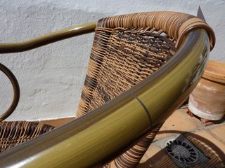 4 Sillones exterior aluminio y ratán sintético