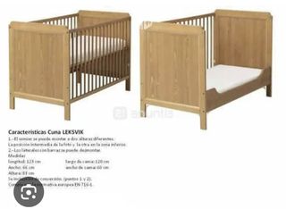 Cuna ikea madera