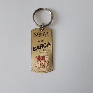 Llavero chapa SON DEL BARCA