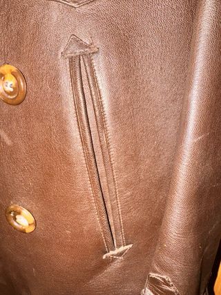 Chaquetón Vintage de piel COMO NUEVA