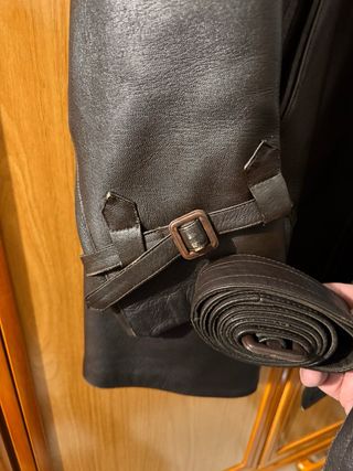 Chaquetón Vintage de piel COMO NUEVA