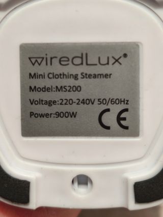 Plancha vertical Wiredlux MS200 vapor