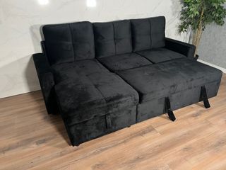 SOFA CAMA MODERNO EN L CON ARCON ¡NUEVO!