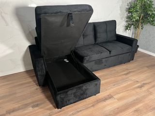 SOFA CAMA MODERNO EN L CON ARCON ¡NUEVO!