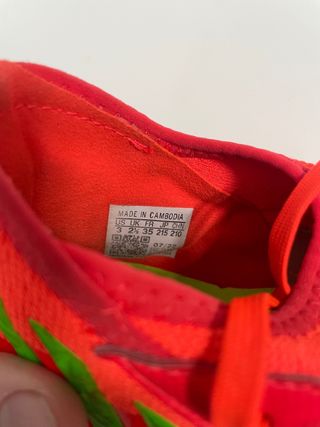 Botas tacos adidas predator edge niño