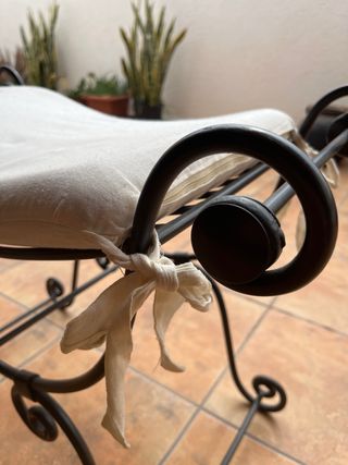 Sillon de forja para decoracion o uso