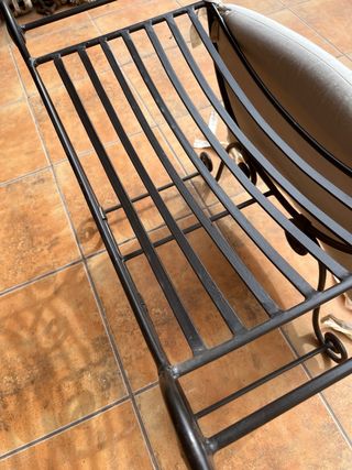 Sillon de forja para decoracion o uso