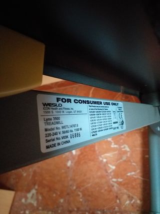 Cinta de andar- correr