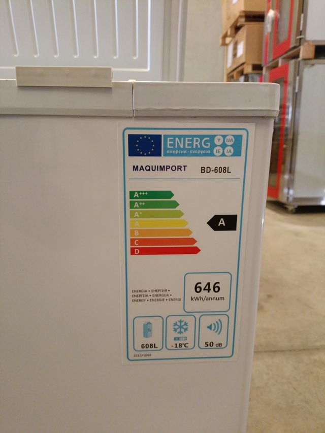 Arcón congelador de 1800 mm.