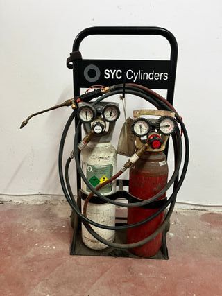 Equipo de soldadura autógena Oxígeno Acetileno