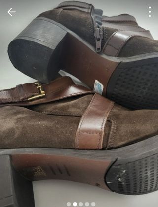 Botines serraje marrones 