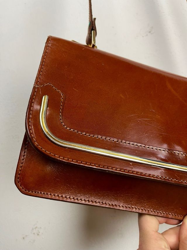 Borsa a tracollo in cuoio