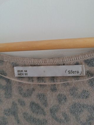 Chaqueta de estampado tipo leopardo