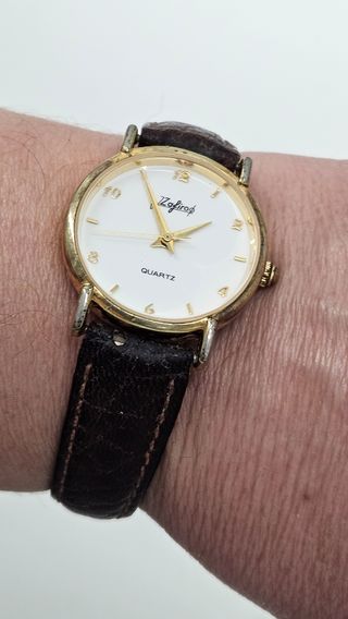 Reloj vintage chapado en oro mujer