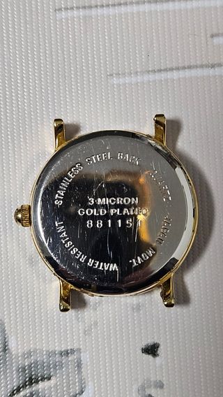 Reloj vintage chapado en oro mujer