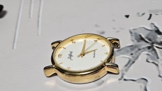Reloj vintage chapado en oro mujer