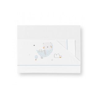 TRIPTICO SABANAS CUNA FRANELA VOLARE 60x120