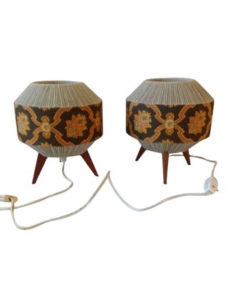 Coppia di lampade vintage 