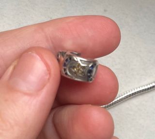 Dos clips plata compatibles Pandora