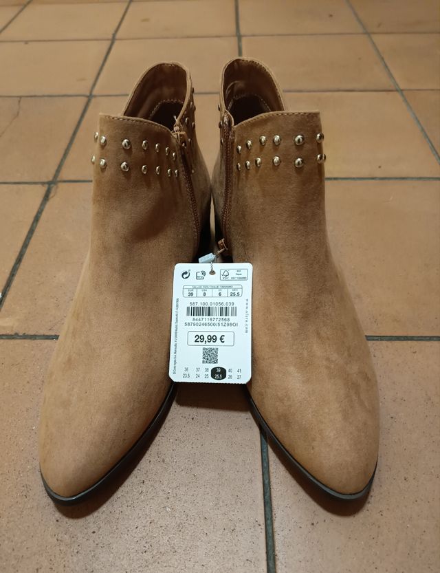 Botas marrones,T.39, Stradivarius,Nu