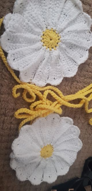 Top ganchillo flor sexy