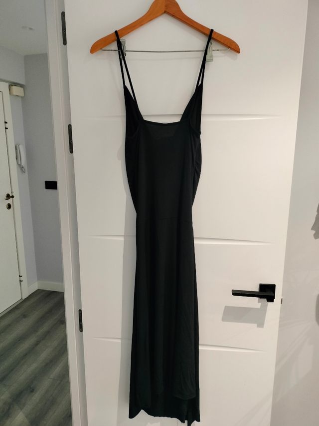 Vestido largo negro graduación