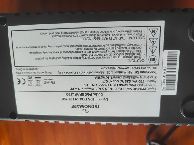 UPS 750va Tecnoware